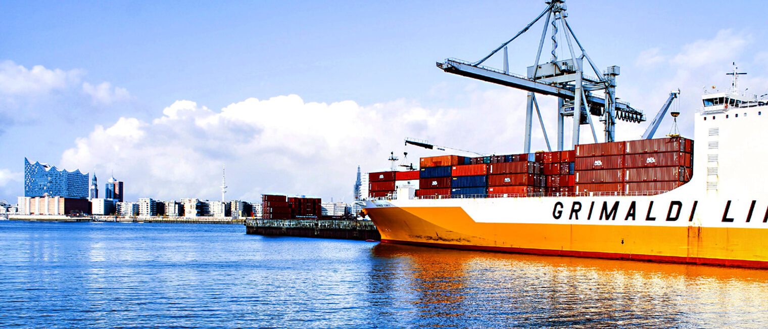 Containerschiff, Export