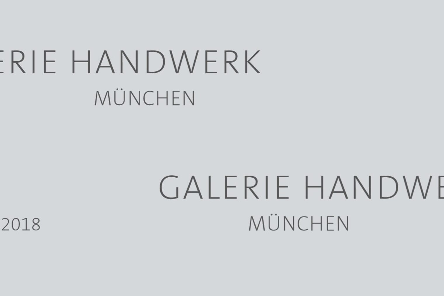 50 Jahre Galerie Handwerk