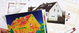 Energie, Gebäude, Haus, Thermographie, Wärmebild, Energieausweis, Winter, heizen, Abbildung, thermal, Kälte, Wärme, Infrarot, Strahlung, Temperatur, Oberfläche, Energiepass, Energieverschwendung, Wärmeverlust, Heizkosten, Wärmedämmung, isolieren, Thermografie 23277878