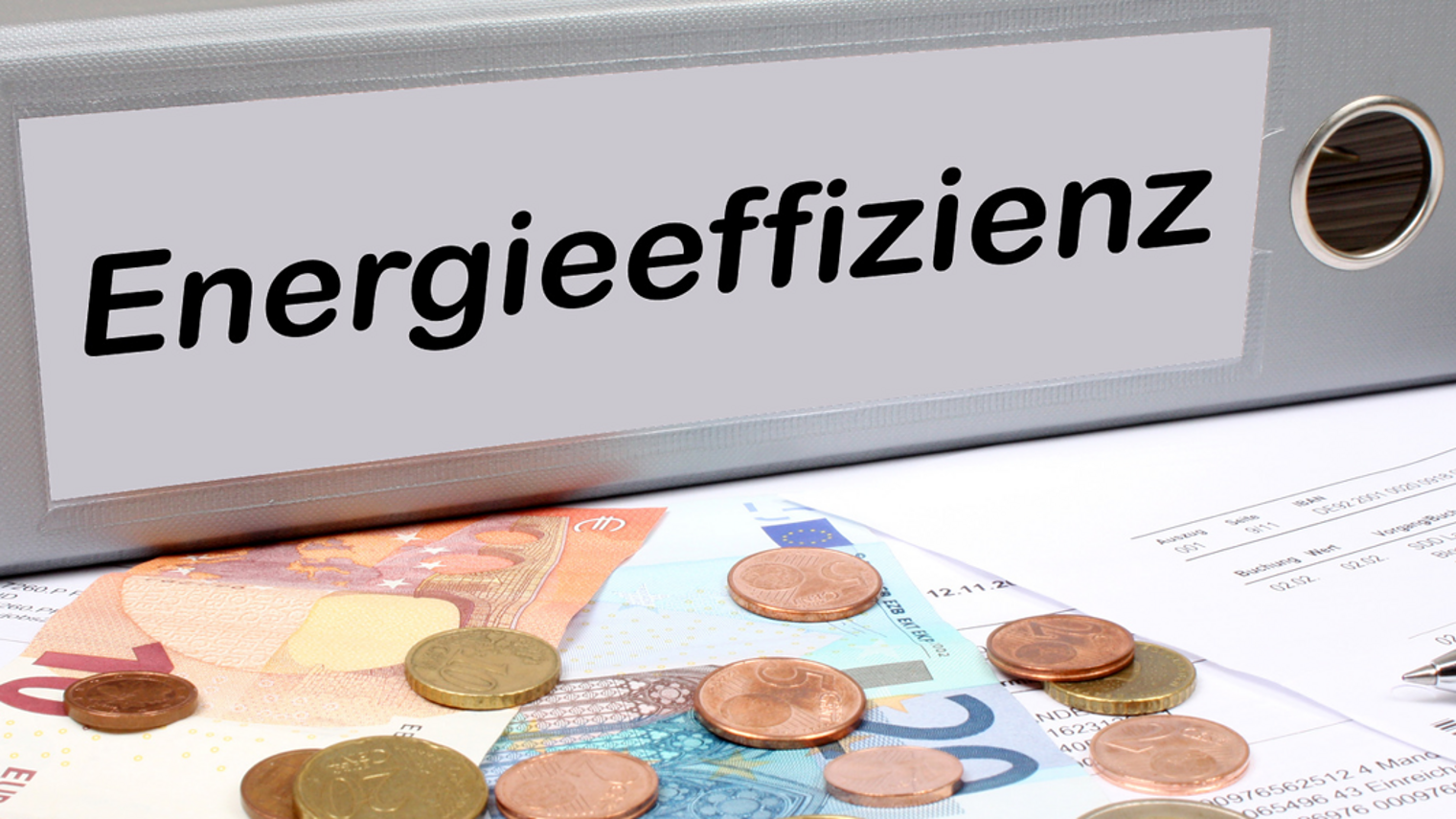 Ordner, Energieeffizienz, Geld, Sparen, Akte, Energie, Energiesparen, Kleingeld, Stift, Kalkulation Münze 79260384