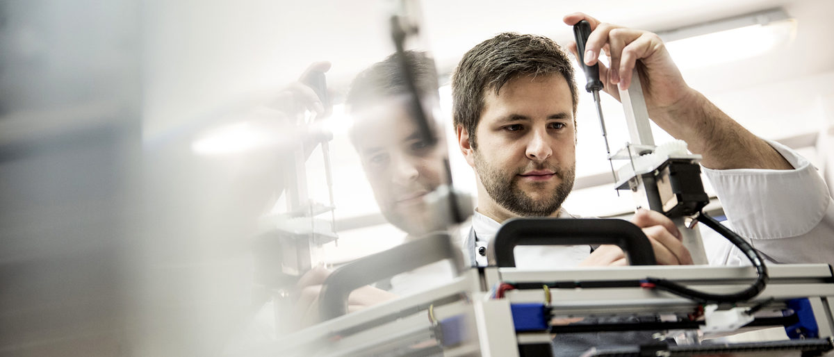 Konditor mit 3D-Drucker