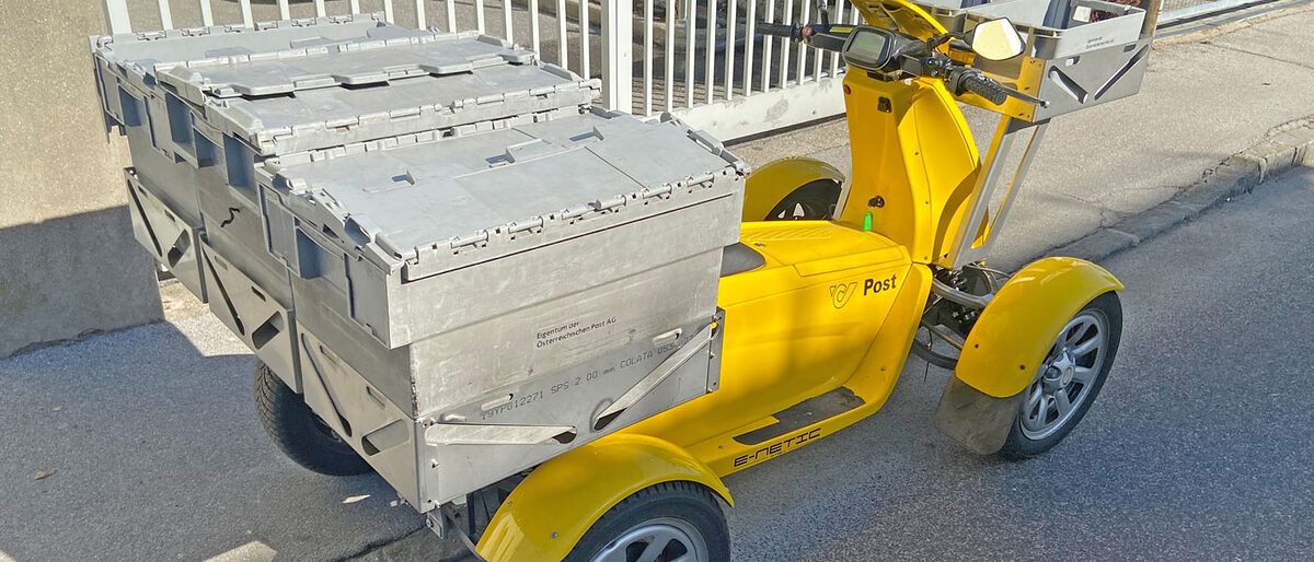 Post Elektro Auto Eauto E-Auto
