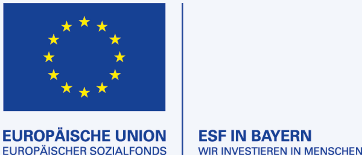 Europäische Union Europäischer Sozialfonds ESF grau