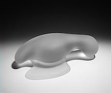 Vincent van Ginneke, Body shaped sculpture, Glas, gegossen, poliert, 18 x 42 cm Vincent van Ginneke, Body shaped sculpture, Glas, gegossen, poliert, 18 x 42 cm