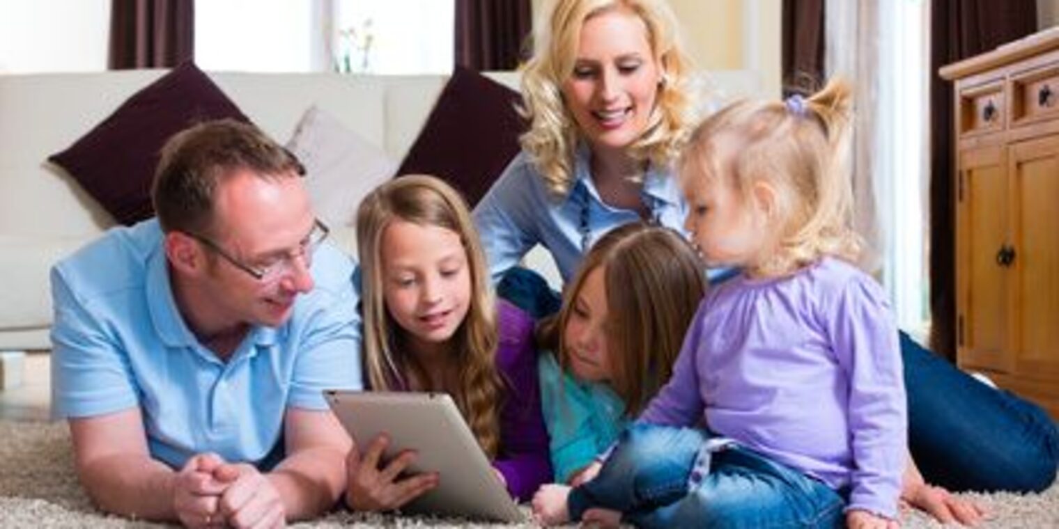glückliche Familie