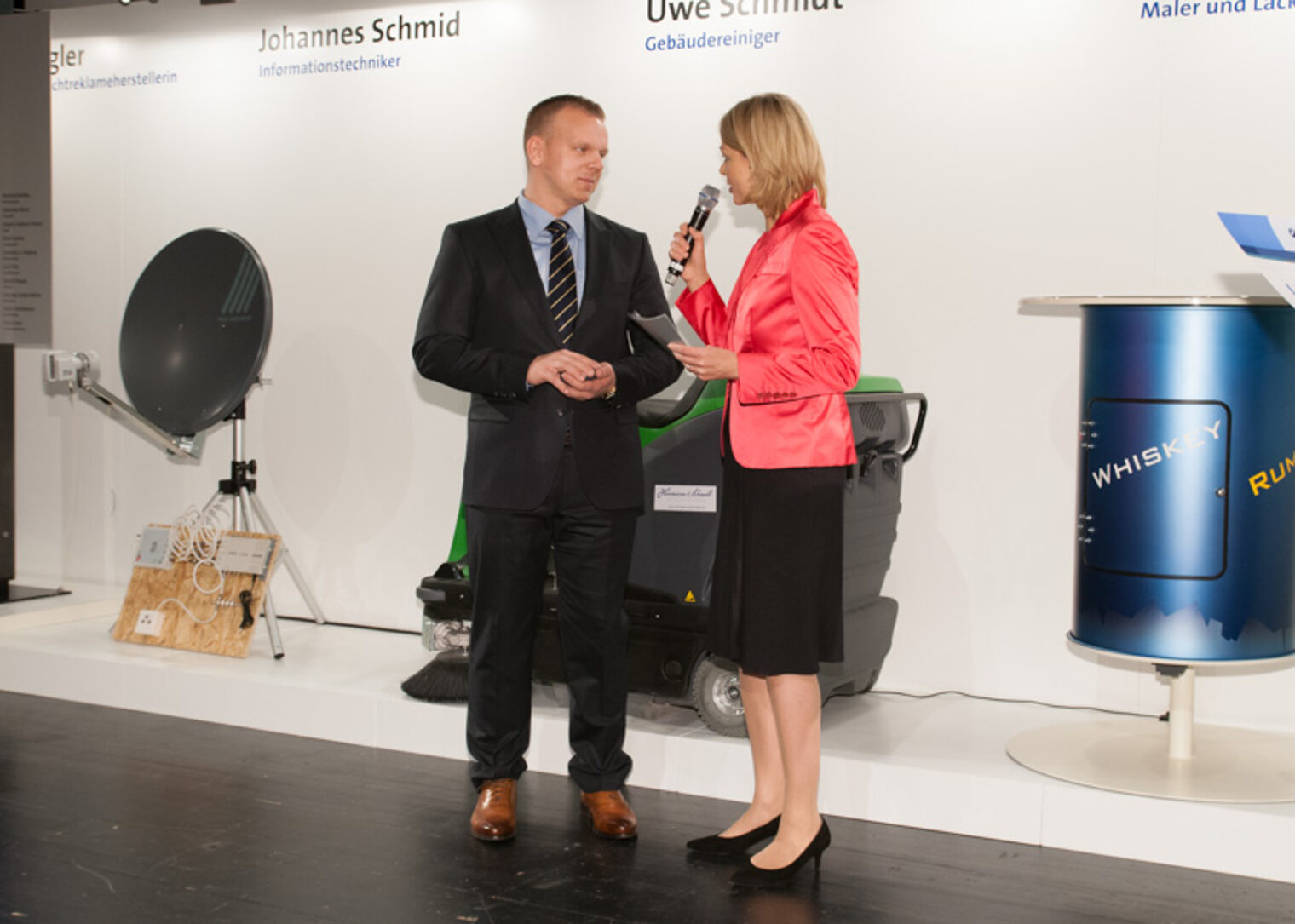 Die Jahresbestmeister auf der Meisterfeier 2012 der Handwerkskammer für München und Oberbayern.